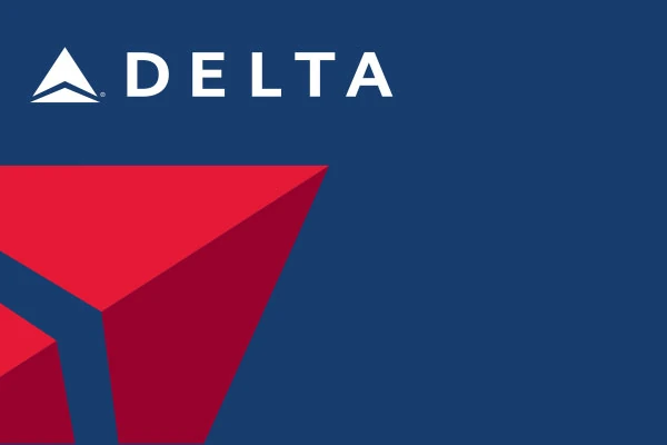 Delta/United style airline logo